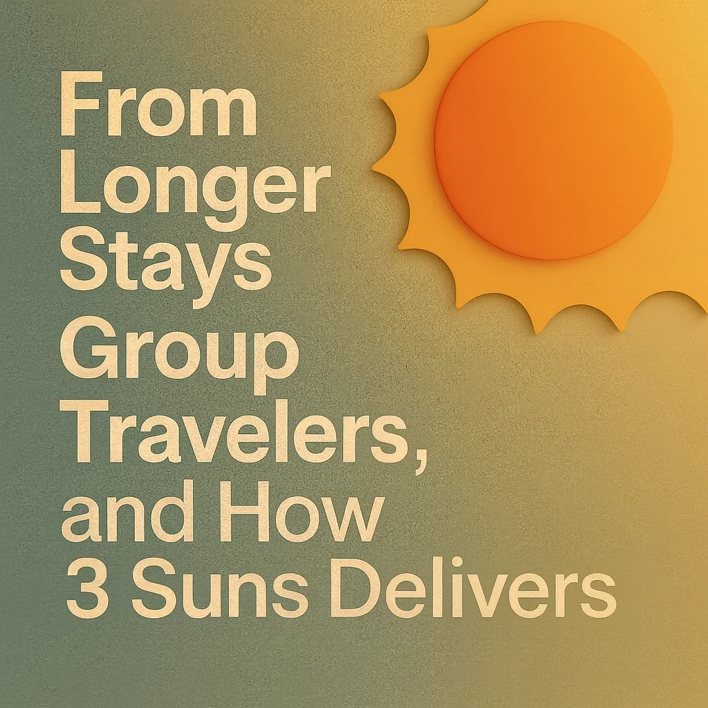 Extended stays and group getaways