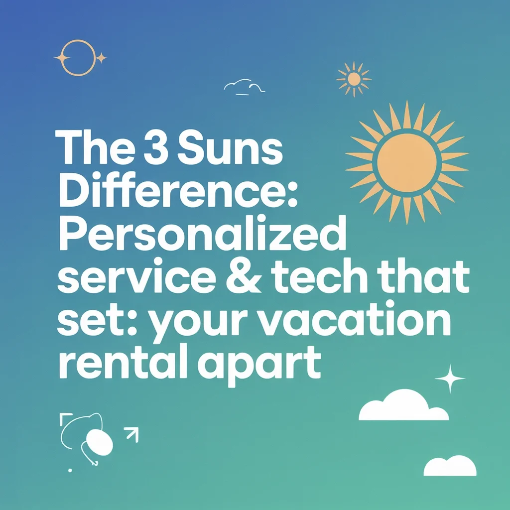 Personalized vacation rental management at 3 SUNS