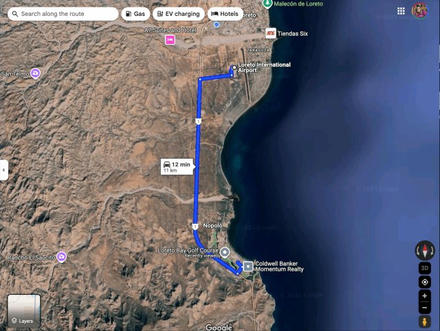 Google Maps screenshot of Momentum Rentals