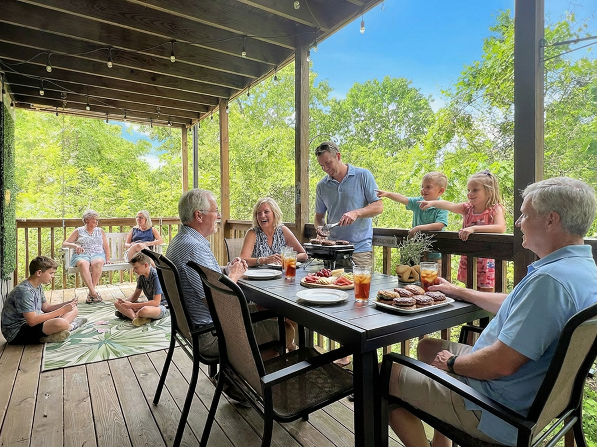 Family vacation home near Silver Dollar City with outdoor space
