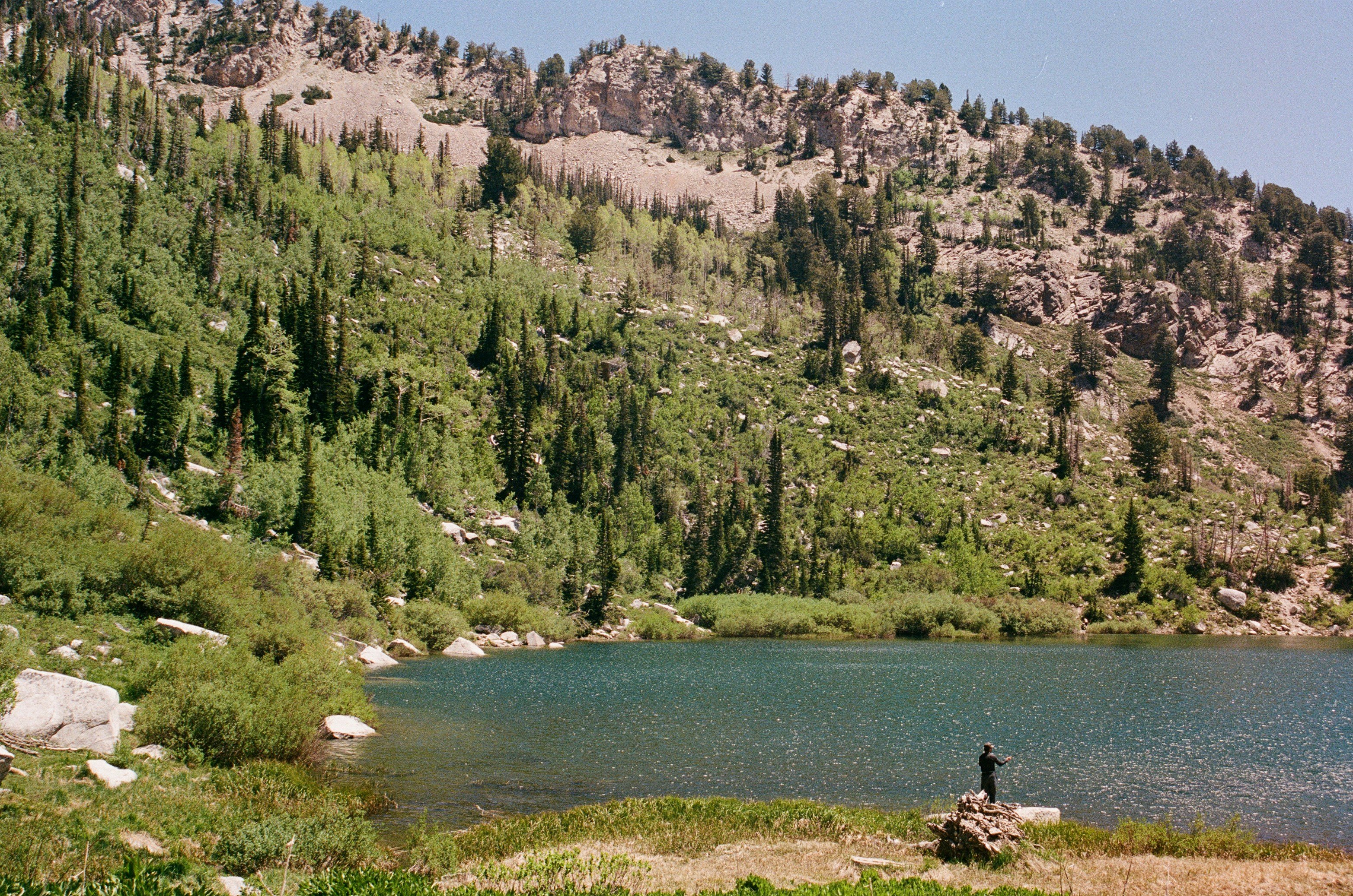 Panguitch Lake in winter