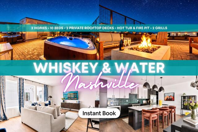 Rooftop Hot Tub, Fire Pit 6BR Near Broadway