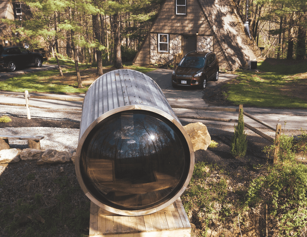 Photo of Sauna Pods in Hocking Hills for a Hocking Hills spa getaway