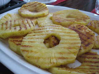 Grilled pineapple