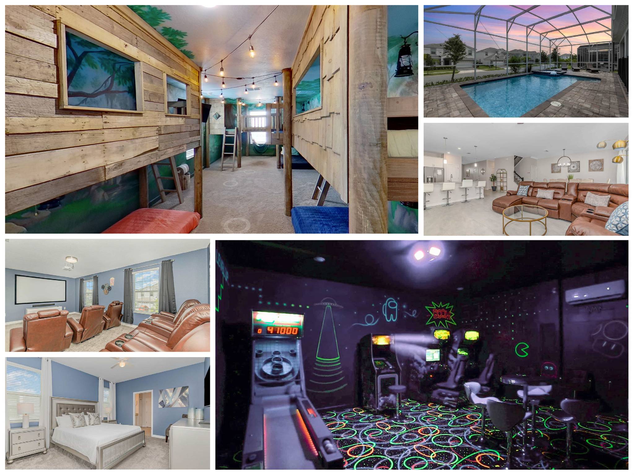 Champions Gate Villa Themed Room, Private Pool, Private Movie Theater