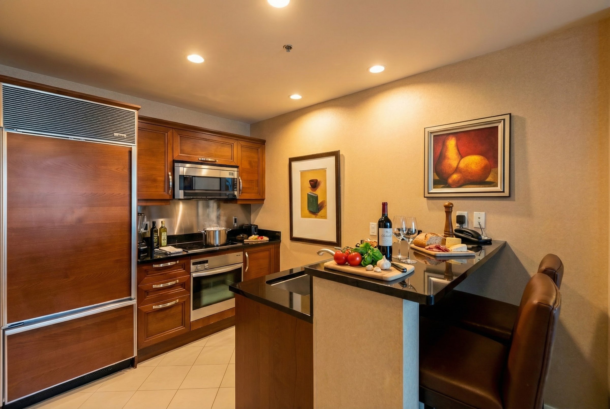 Full kitchen at MGM Signature Unit 701 Las Vegas