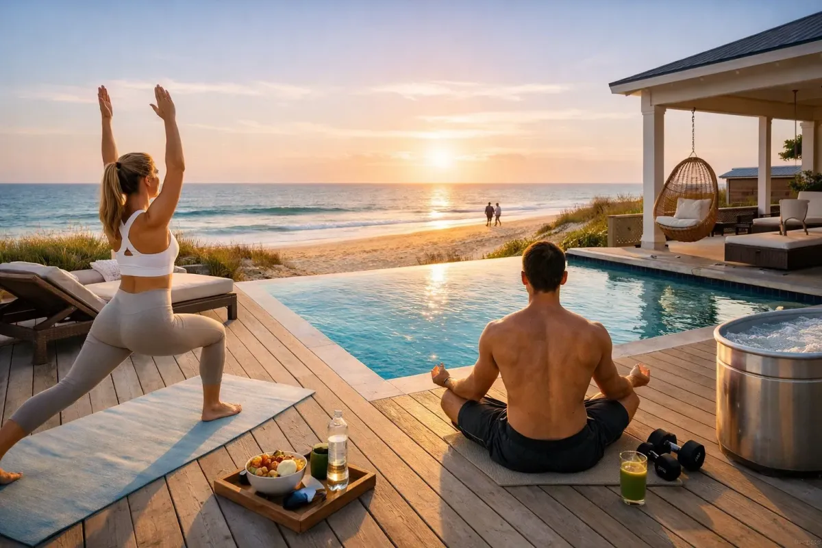 Luxury oceanfront estate in the Outer Banks with private pool and direct beach access