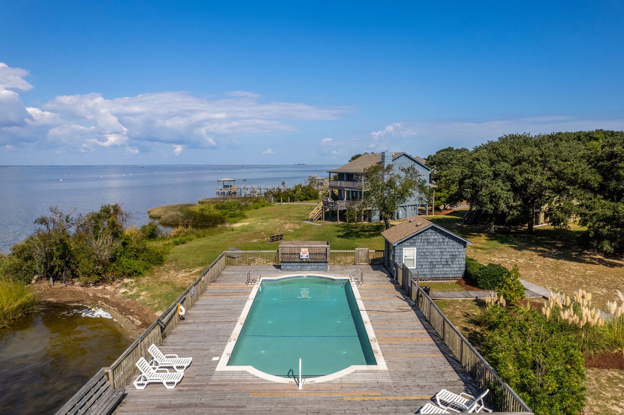 Luxury estate with private outdoor pool on the Outer Banks 4x4 beach