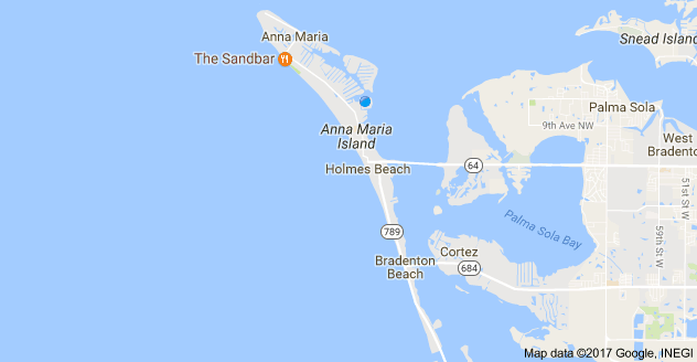 Anna Maria Island map