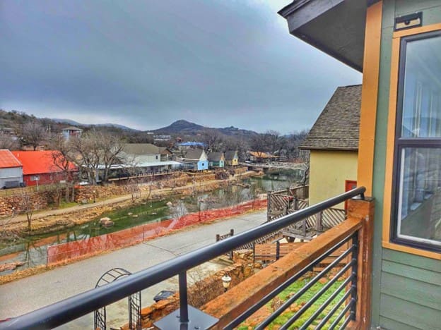 scenic view from the deck at West Lake