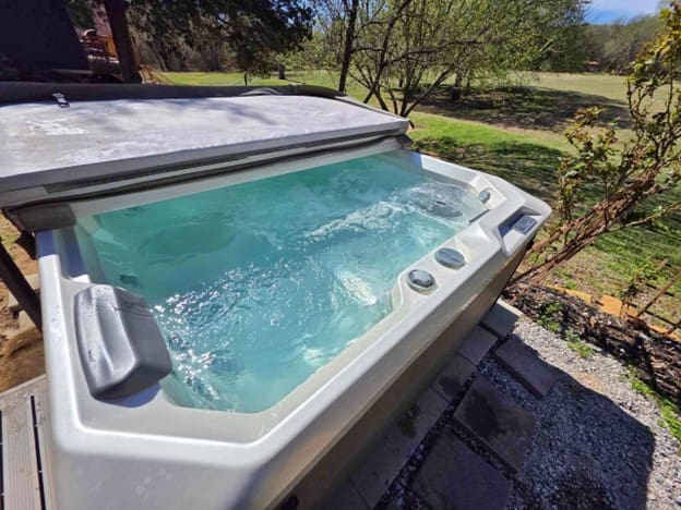 hot tub at the Lodge