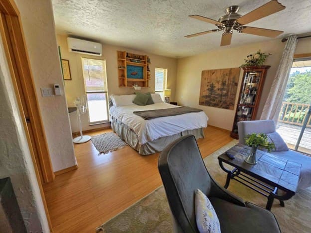 bedroom at the Lodge