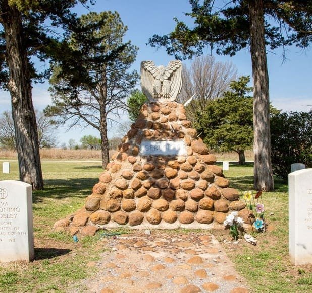 Geronimo's Grave at Fort Sill Oklahoma
