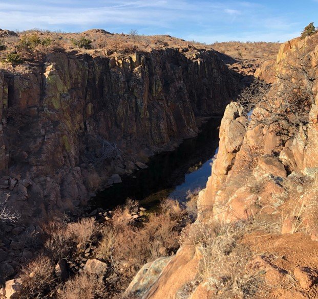 40 Foot Hole at Wichita Mountains Wildlife Refuge