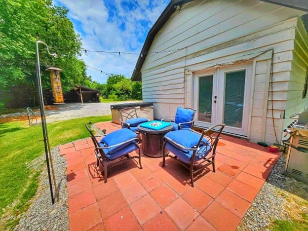 Patio at the barn