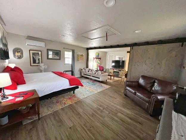 bedroom at the barn