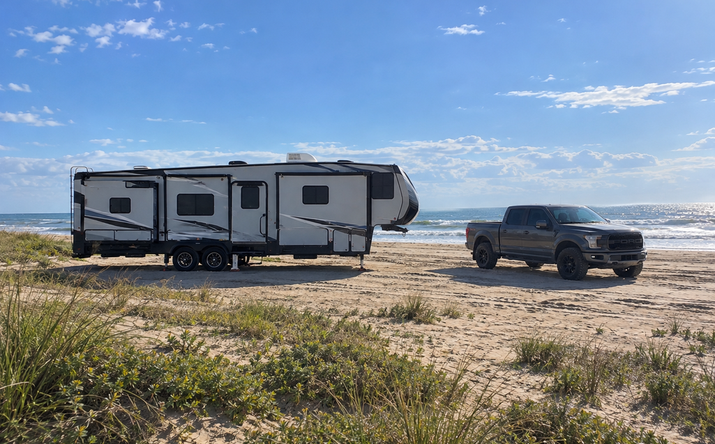 RV Camping and Parking on the Bolivar Peninsula