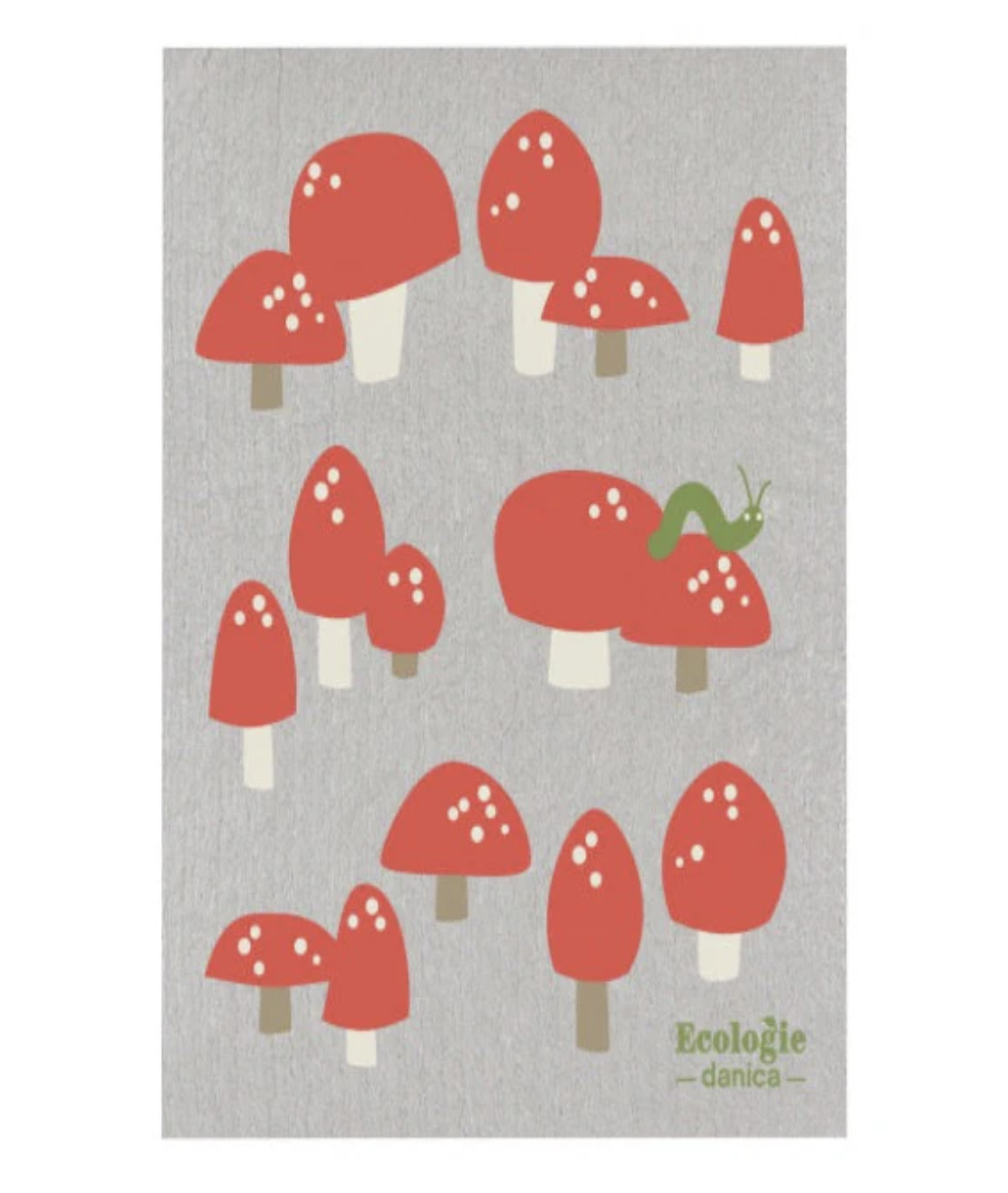 Dr. Sweden Totally Toadstool Dishtowels