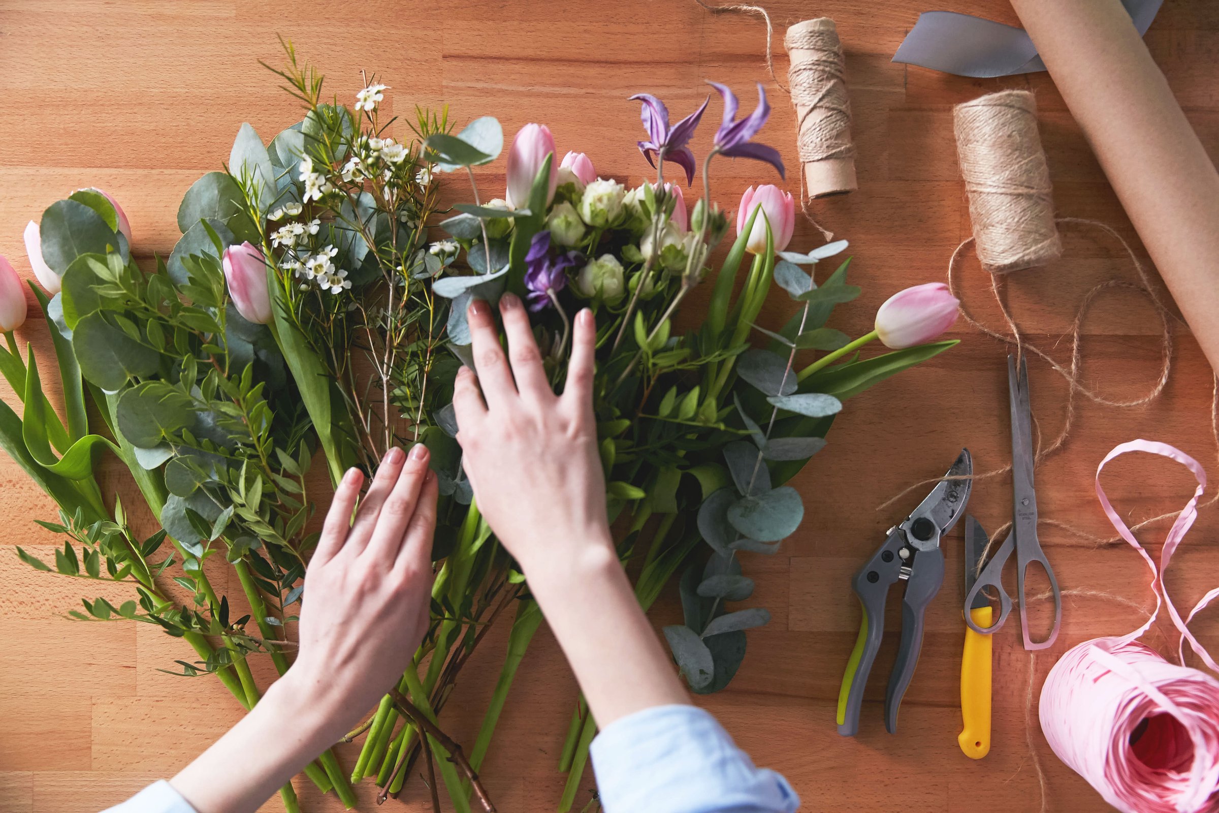 Floral arranging