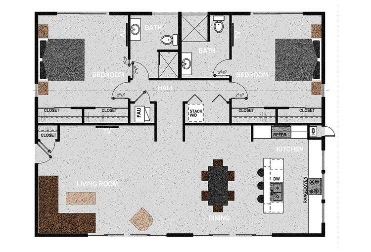 HM1496 Floor Plan