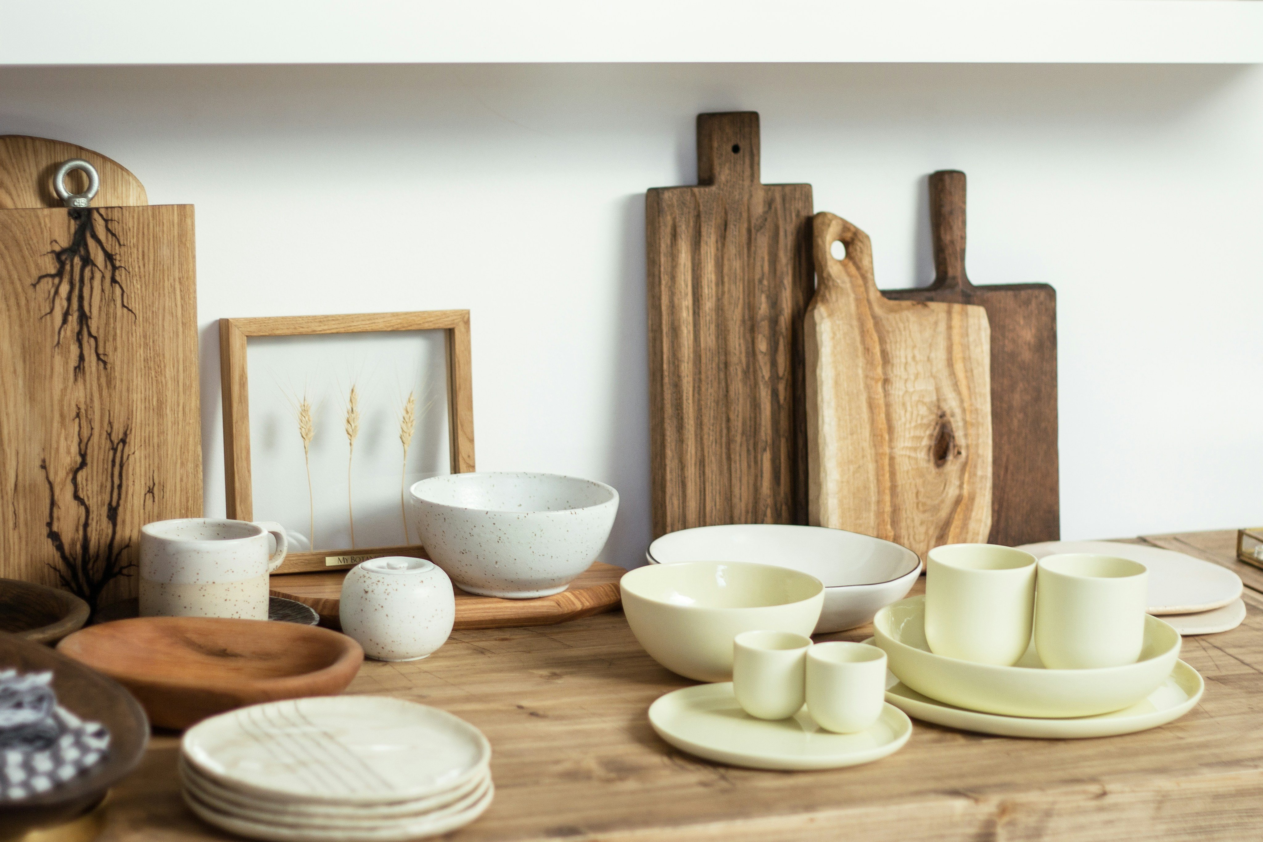 Handmade ceramics and artisan goods