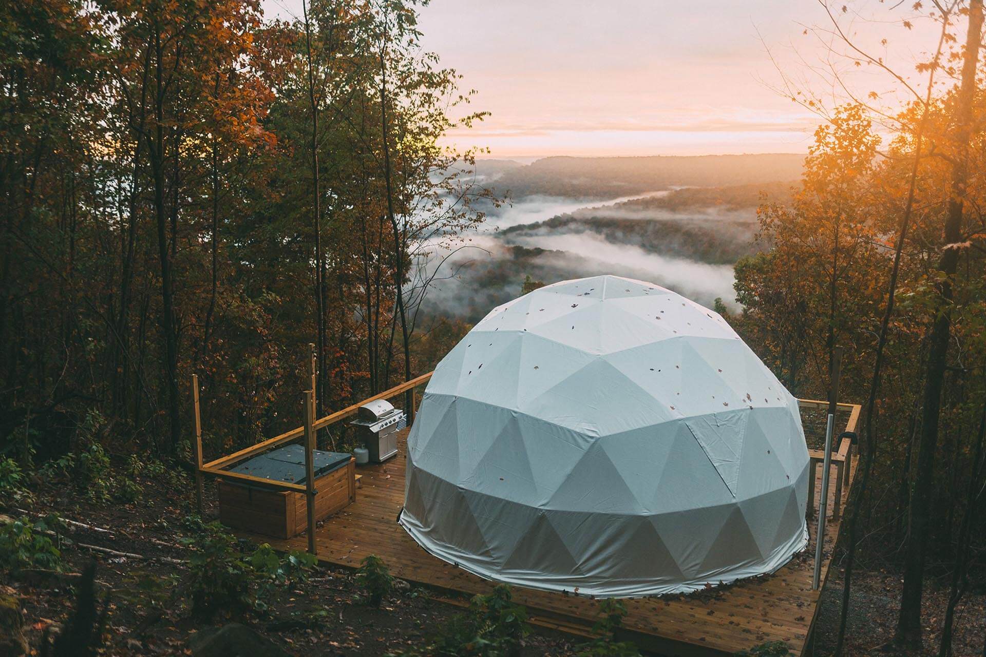 eagles nest glamping dome tennessee glamping 20