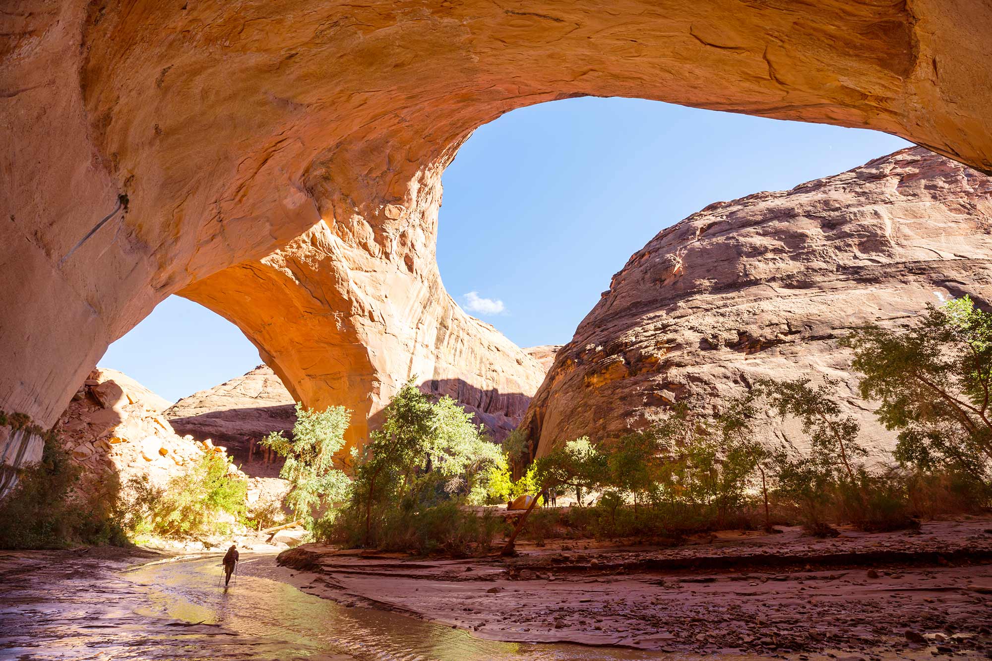 Jacob Hamblin Arch in Coyote Gulch Grand Staircase Escalante National Monument