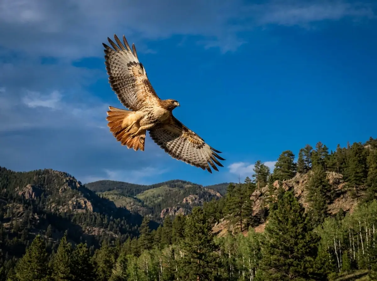 Raptors near Evergreen, Colorado