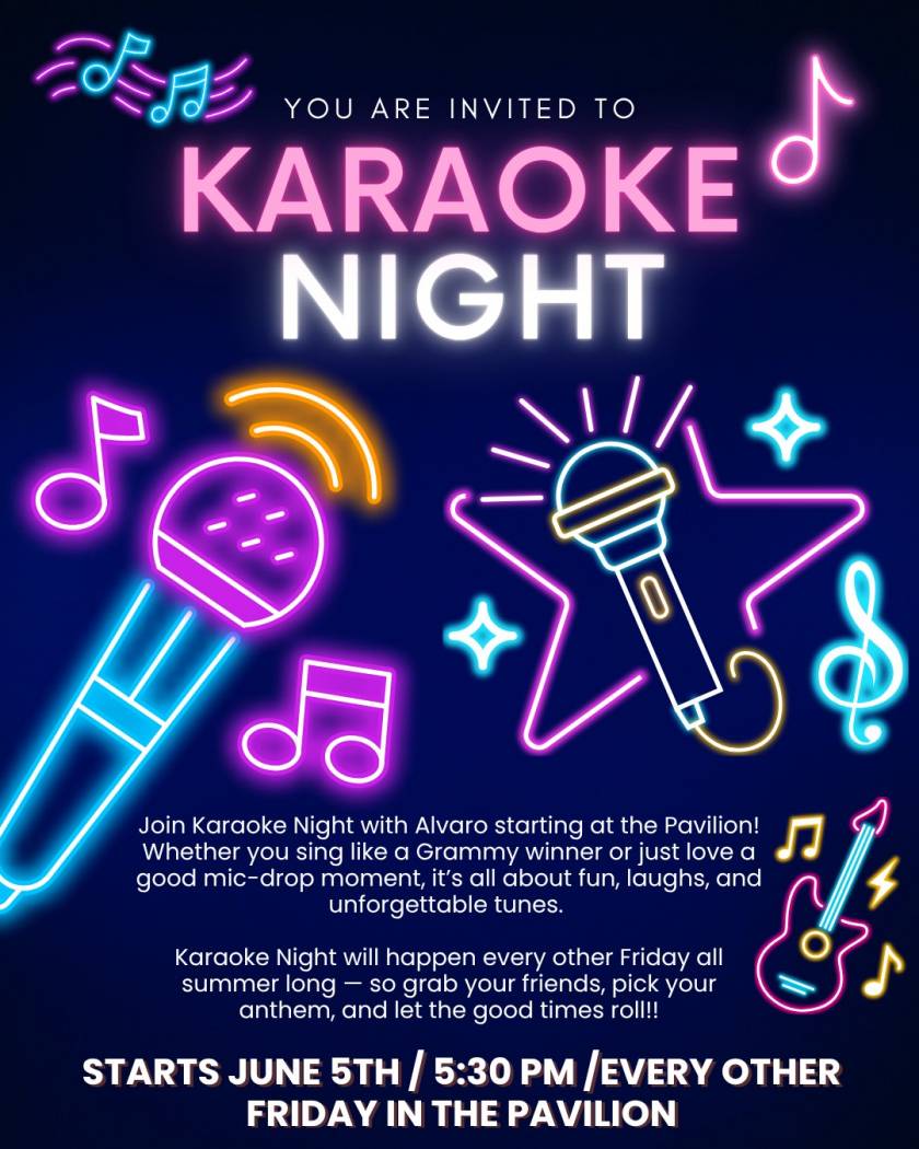 Karaoke Night at Tiger Run Resort Pavilion