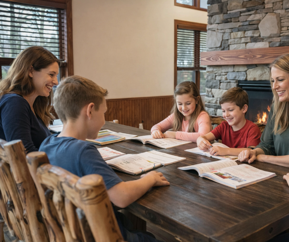 Poconos homeschool vacation properties