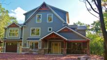 One of the available rentals on autumn in the Poconos
