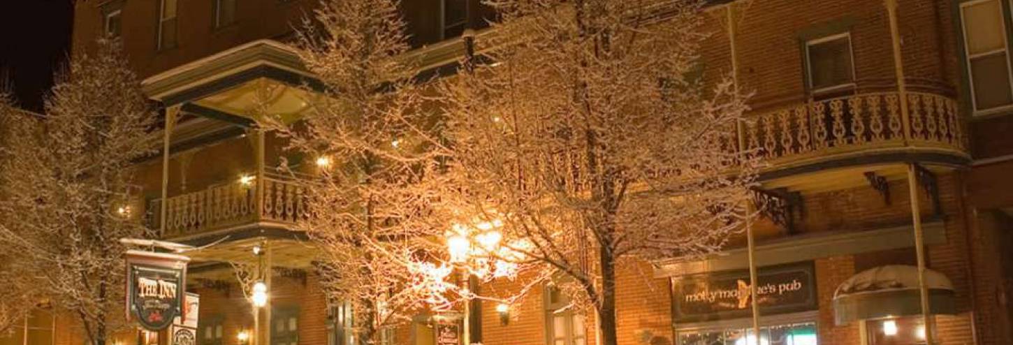 The snowy locale of the Jim Thorpe Old Time Christmas