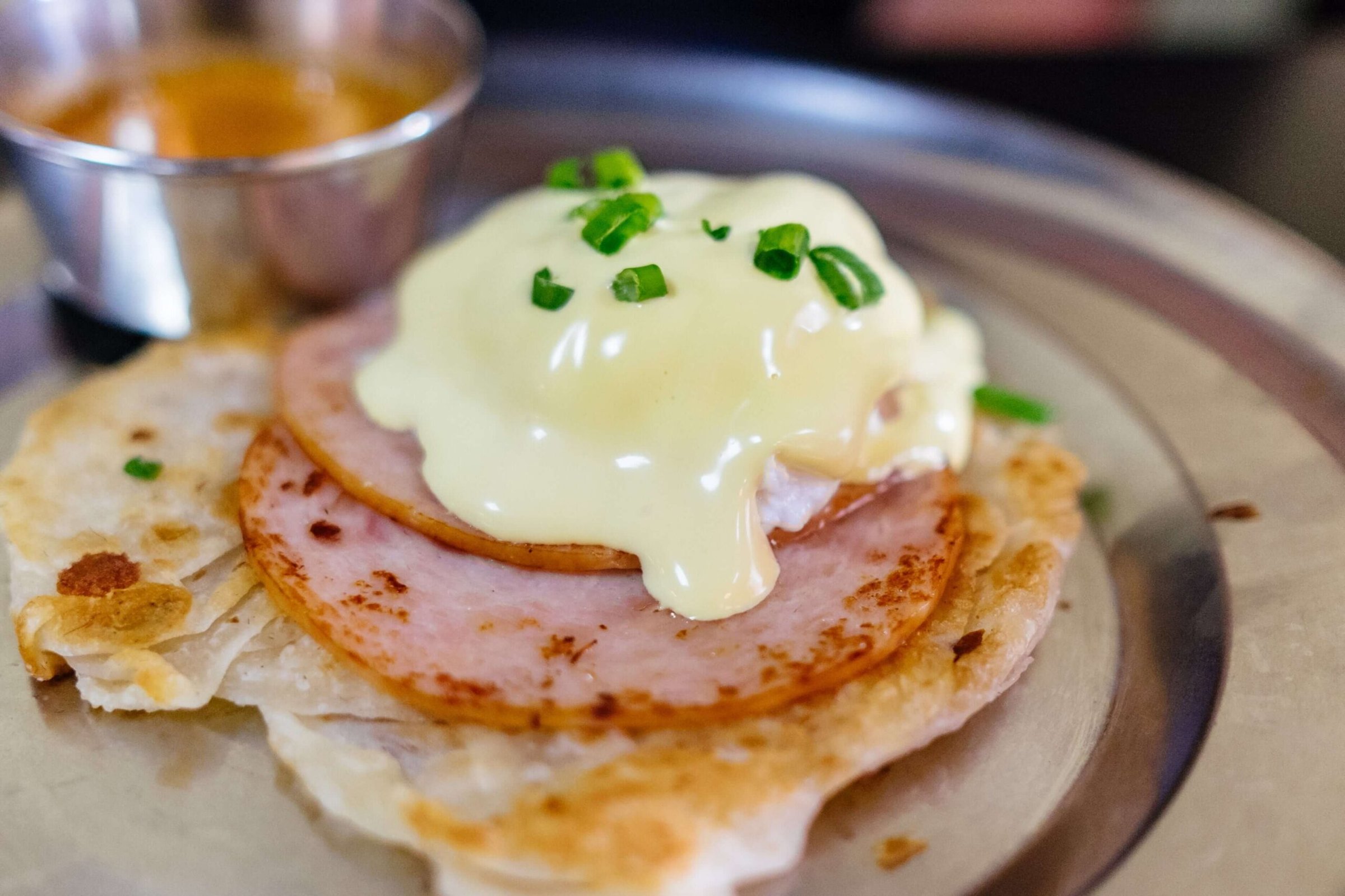 Eggs Benedicts like that you could find at this Pennsylvania cafe