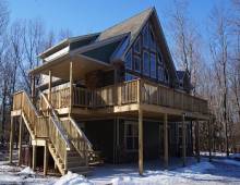 A rental on one of the Pocono ski mountains