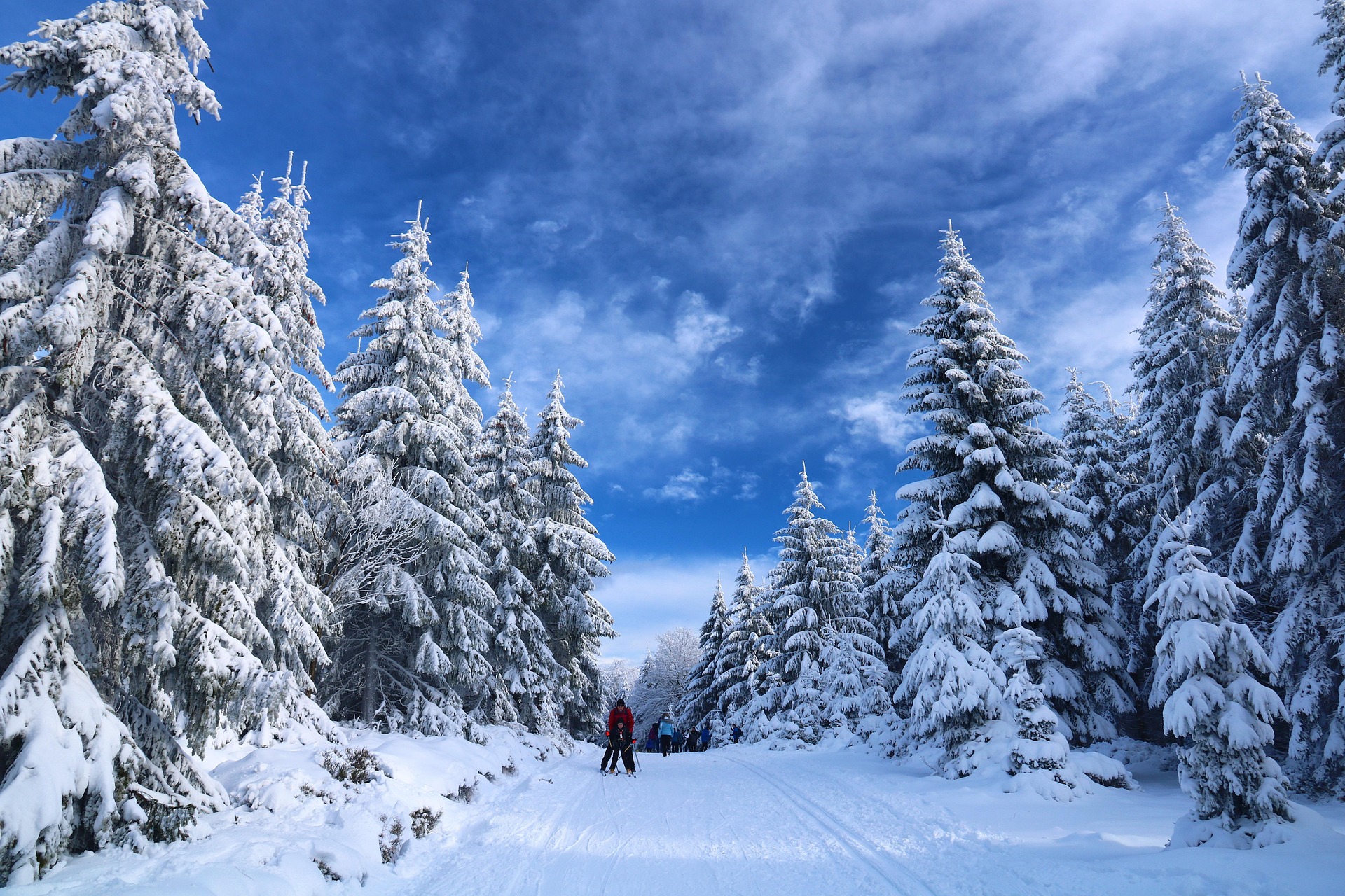 Skiing, a popular activity for winter fun in the Poconos