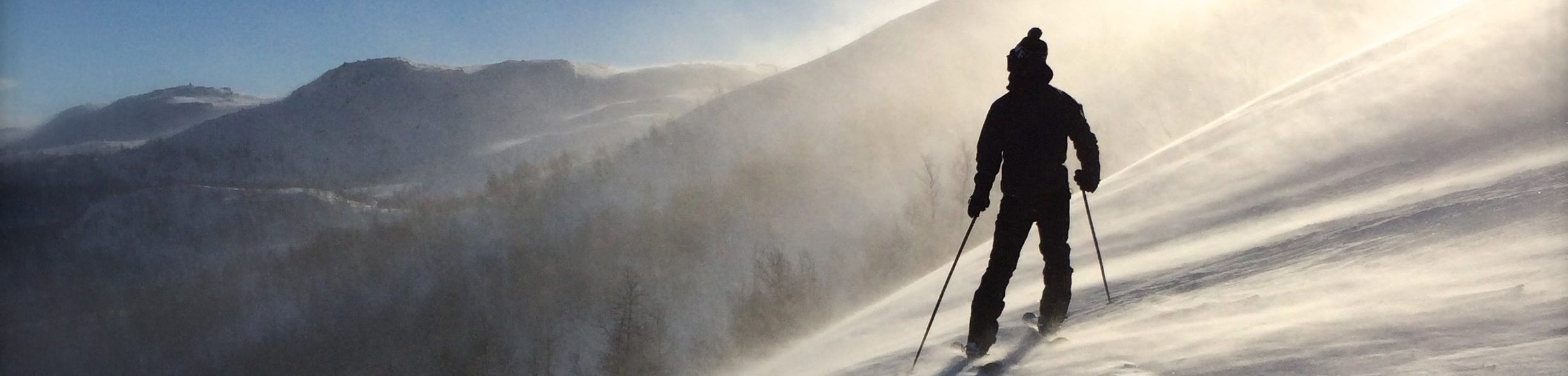 Skiing, one of the most popular Poconos snow activities