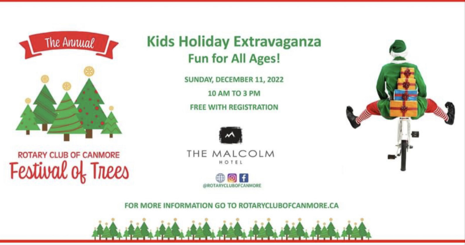 Kid’s Holiday Extravaganza: Festival of Trees in Canmore, Alberta