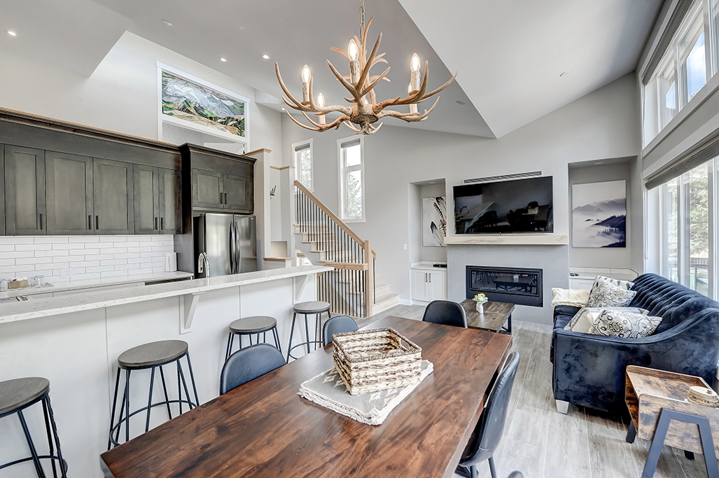 Luxury Living Room and Dining Room