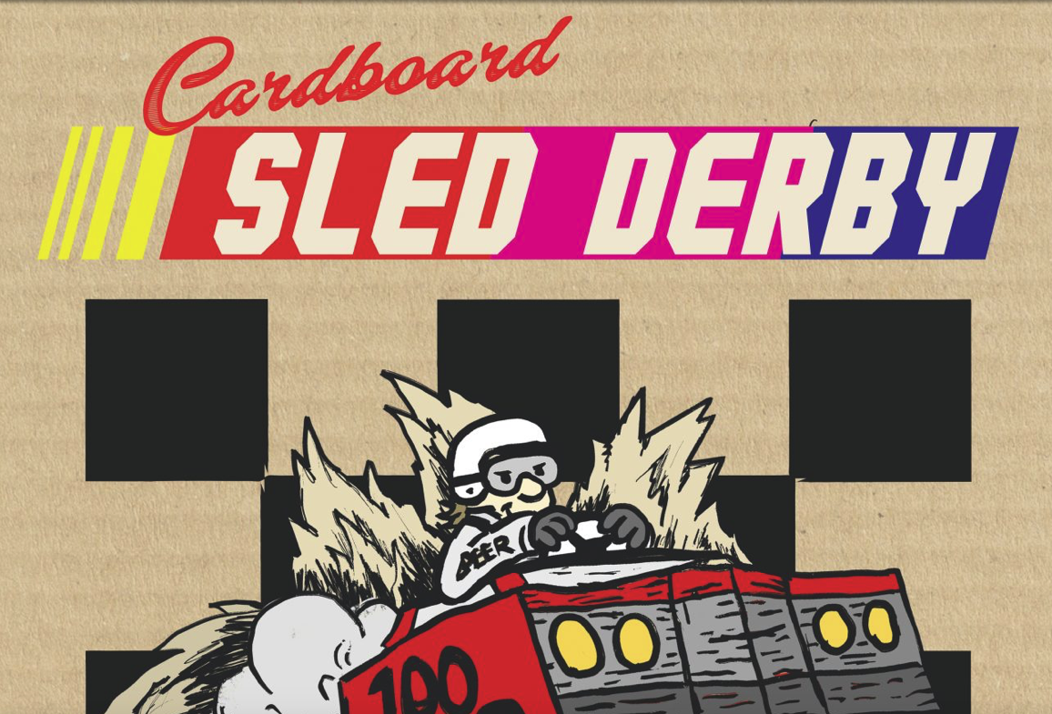 Cardboard Sled Derby