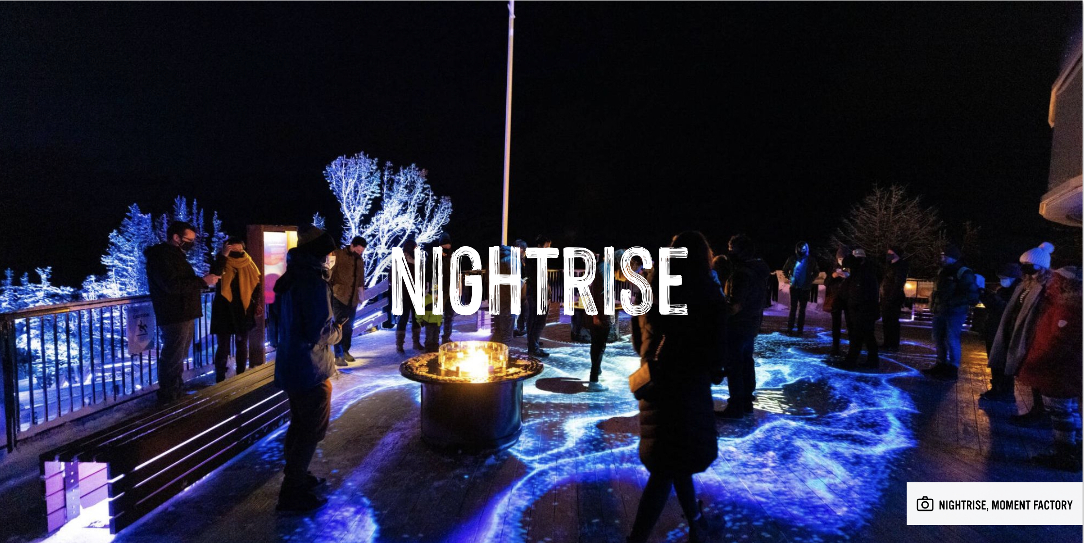 NIGHTRISE AT THE BANFF GONDOLA