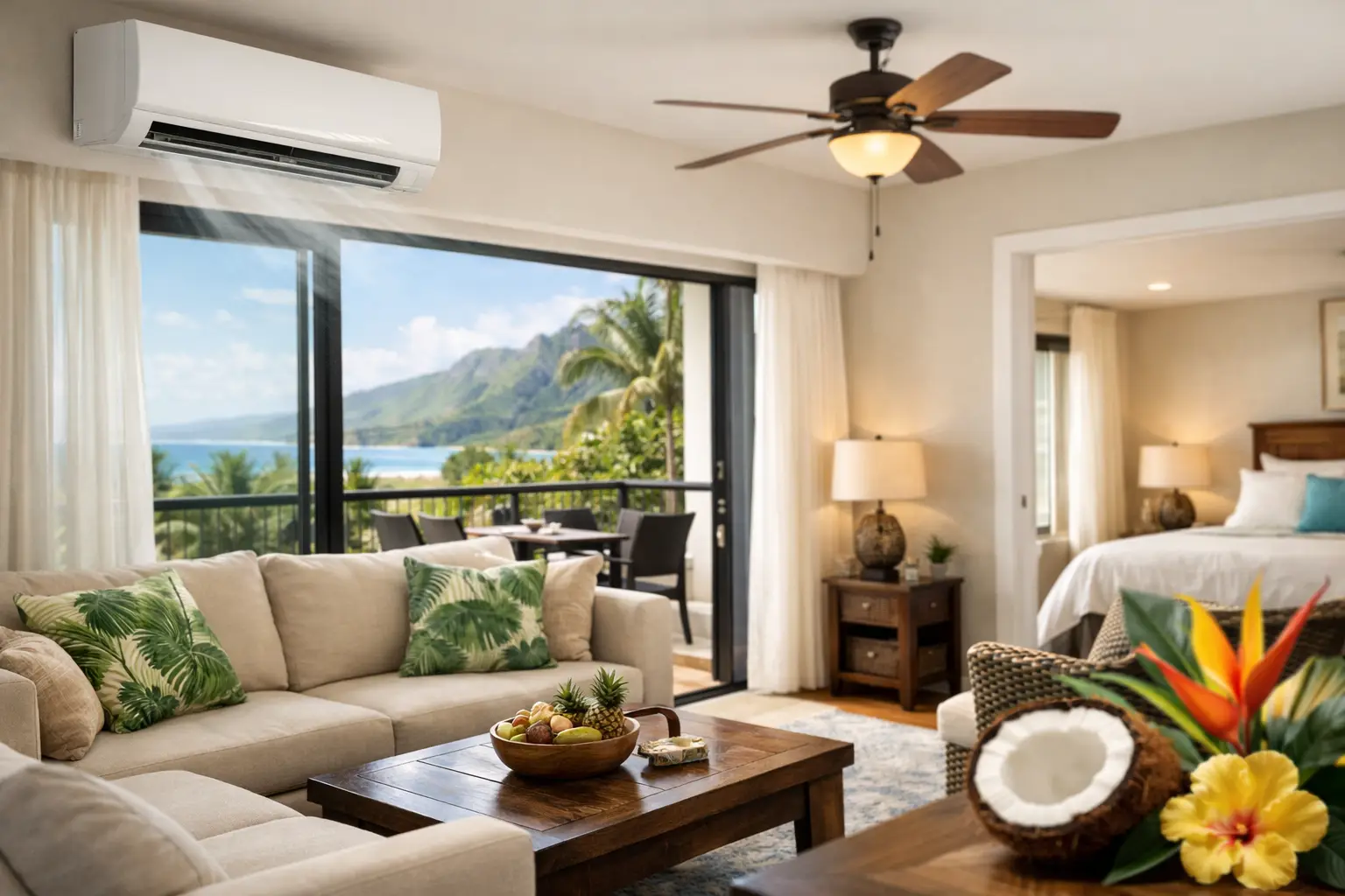 Full Air Conditioning Kauai Condo Benefits