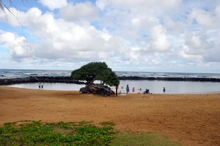 Lydegate Beach Park in on the East side of Kauai