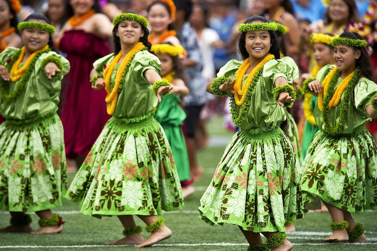 Anahola, Prince Kuhio Celebration in March on Kauai, Hawaii.