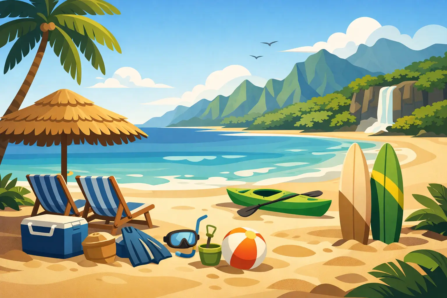 Kauai Vacation Rental With Beach Gear