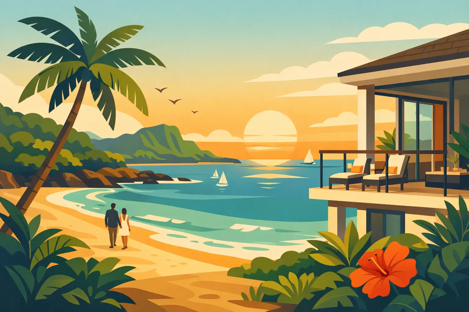 Best Kauai Honeymoon Condo Rental in Poipu