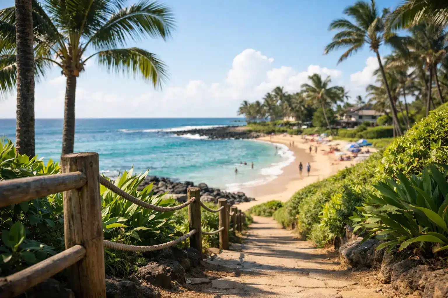 Walk to Poipu Beach - 300 Steps to the Sand