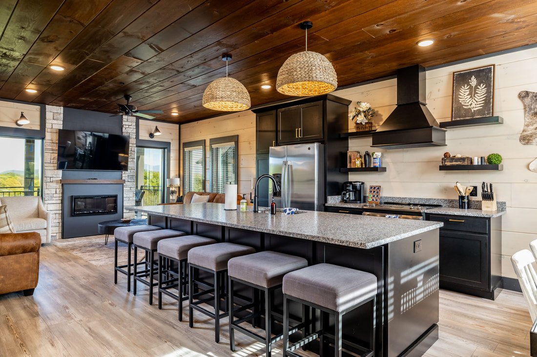 Kitchen at Smith Creek Reserve cabin