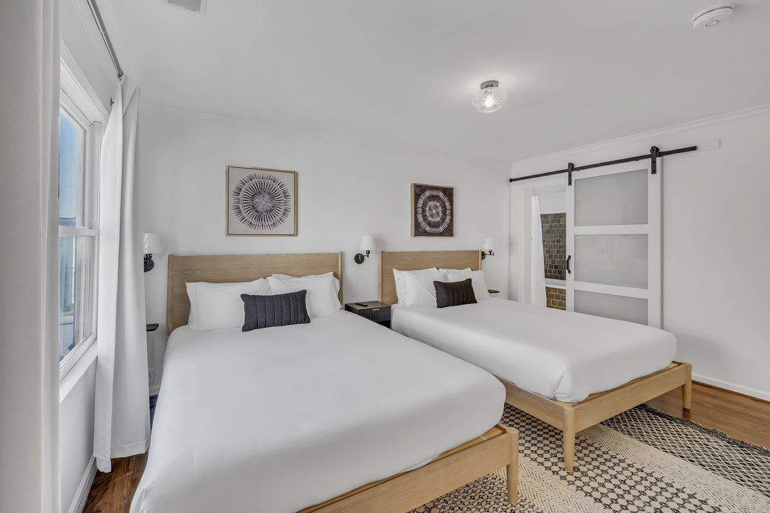 The Monroe queen bedroom, Germantown Nashville