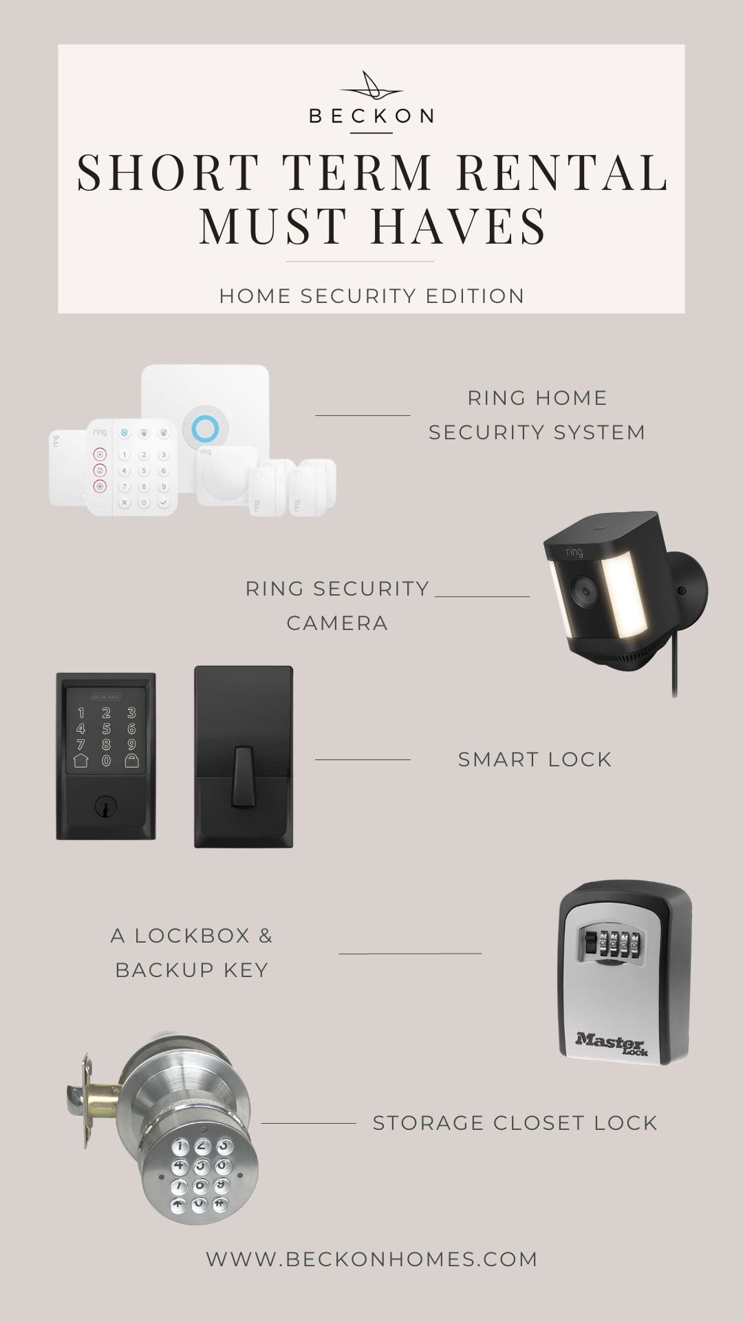 Home security must-have items for short-term rentals