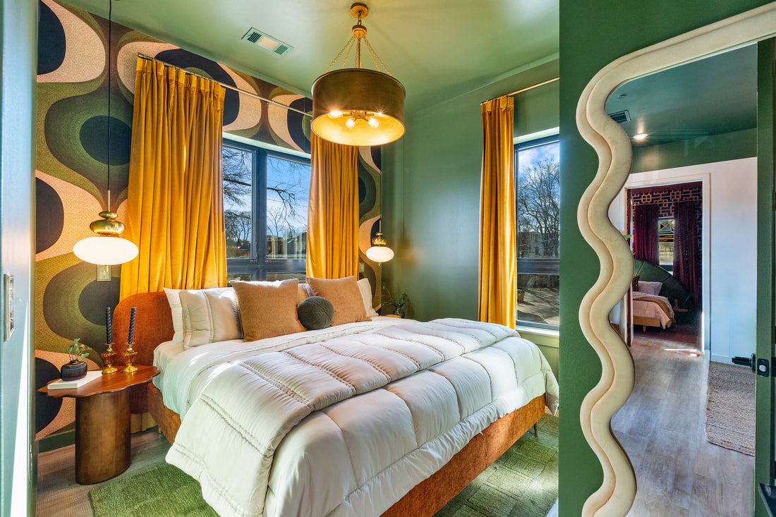 The Fleetwood green bedroom suite